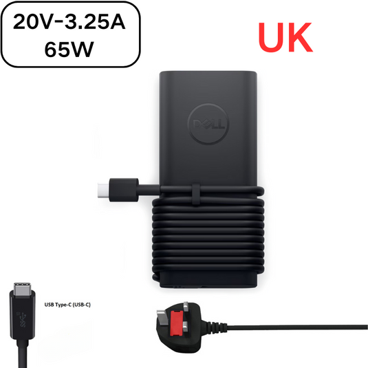 [65W][Type-C] Dell Chromebook Laptop AC Wall Travel Fast Quick Charger Travel Adapter - Polar Tech Australia