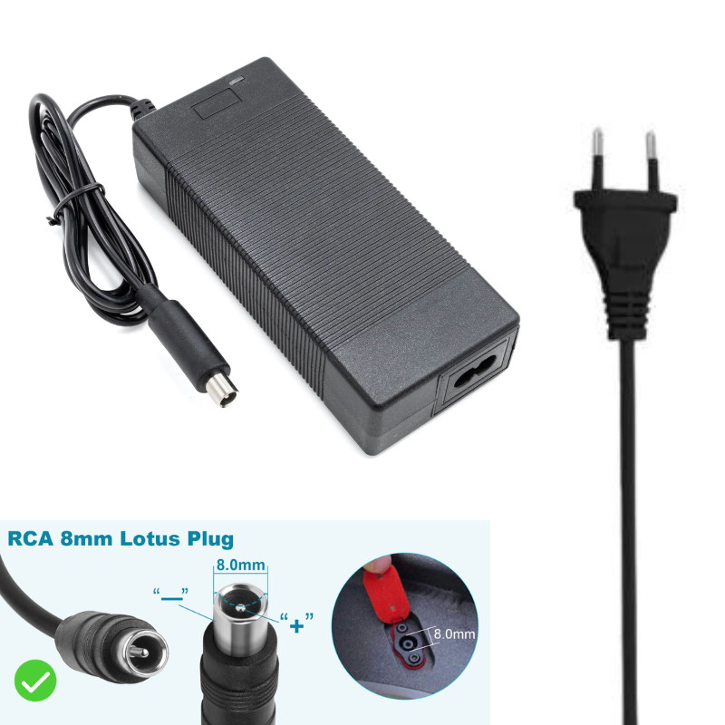 Load image into Gallery viewer, [48V-54.6V/3A][Lotus Plug] Universal Electric Scooter Replacement Charger - Polar Tech Australia
