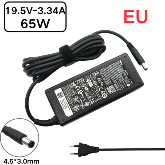 [19.5V-3.34A/65W][4.5*3.0] Dell Inspiron Laptop AC Power Adapter Laptop Charger - Polar Tech Australia