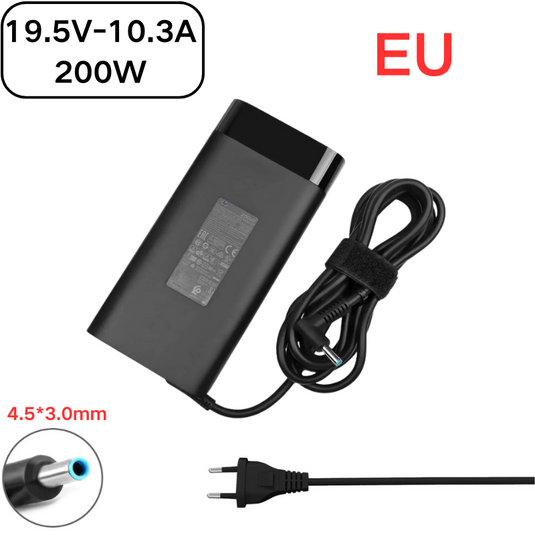 [19.5V-10.3A/200W][4.5x3.0] HP ZenBook 17" Omen 15" Gaming Mobile Workstation Laptop AC Power Supply Adapter Charger - Polar Tech Australia