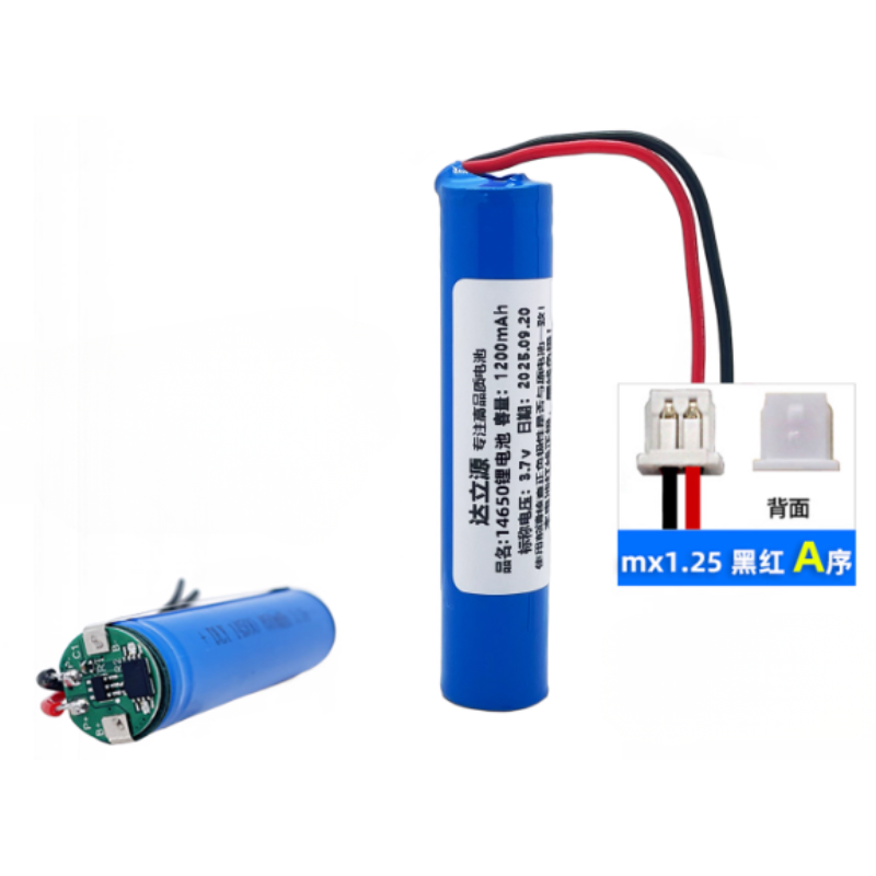 Cargue la imagen en el visor de la galería, [With Connector] 14650 1200mAh 3.7V Rechargeable Li-Ion Battery
