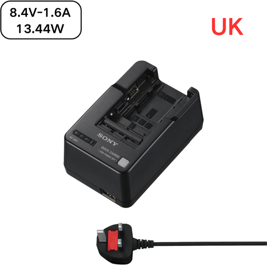 [BC-QM1][8.4V-1.6A BATT / 5.0V-1.5A USB] Sony NP-FV70 Battery / DCR-HC26 AC-L200 Series - Camera Charger Power Supply Adapter - Polar Tech Australia