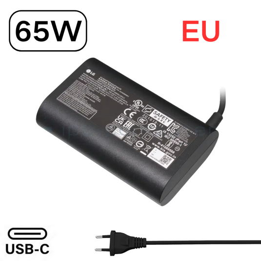 [65W][Type-C] Genuine Original LG Gram USB C - Laptop AC Wall Travel Charger Travel Adapter - Polar Tech Australia