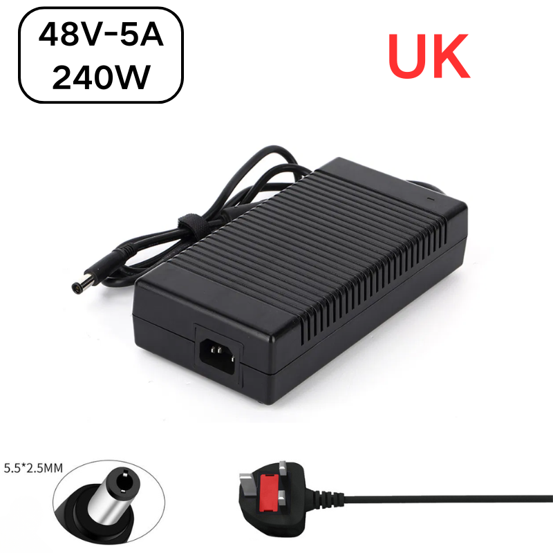 Load image into Gallery viewer, [48V-5A][5.5x2.5] Universal Computer/Monitor/CCTV POE Switch - Power Supply Adapter Wall Charger
