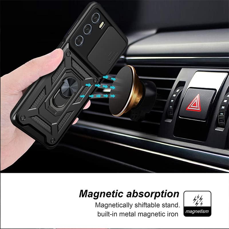 Cargue la imagen en el visor de la galería, [Built-in 360-degree rotatable ring bracket][Camera Cover] Motorola Moto Edge 50 Fusion - Shield Shockproof Rugged Heavy Duty Case - Polar Tech Australia
