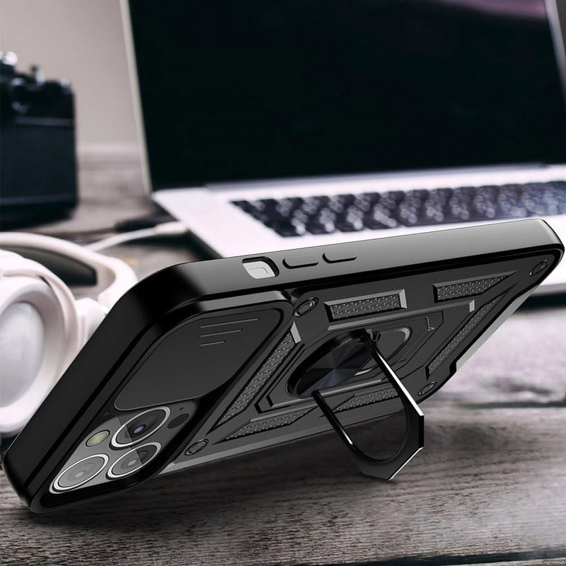 Cargue la imagen en el visor de la galería, [Built-in 360-degree rotatable ring bracket][Camera Cover] Motorola Moto Edge 50 Fusion - Shield Shockproof Rugged Heavy Duty Case - Polar Tech Australia
