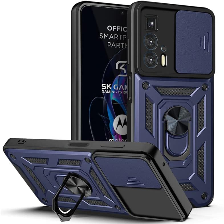 Cargue la imagen en el visor de la galería, [Built-in 360-degree rotatable ring bracket][Camera Cover] Motorola Moto Edge 50 Fusion - Shield Shockproof Rugged Heavy Duty Case - Polar Tech Australia
