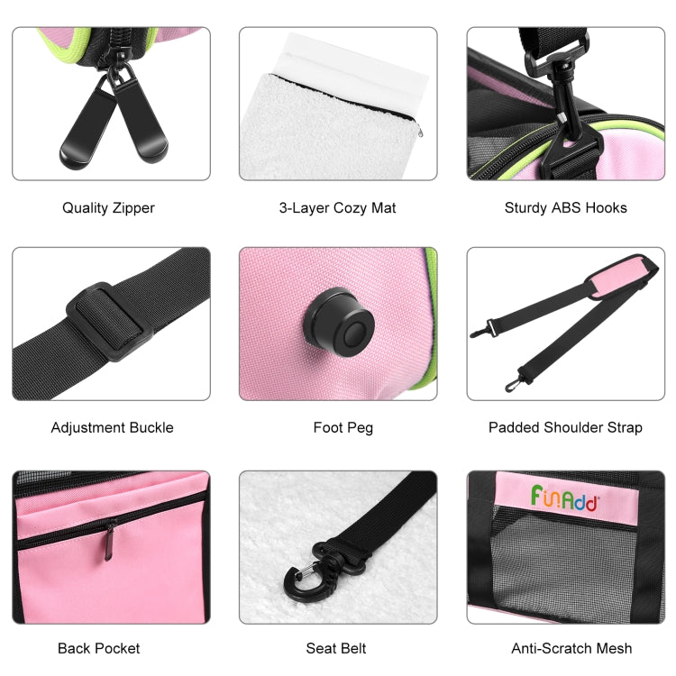 Chargez l&#39;image dans la visionneuse de la galerie, FUNADD Pet Travel Carrier Bag Shoulder Foldable Tote Bag, Carrier Bag - Polar Tech Australia
