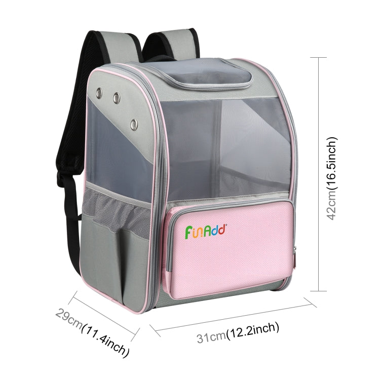 Cargue la imagen en el visor de la galería, FUNADD Fold Breathable Pet Backpack Outdoor Shoulders Cat Bag, Pet Backpack - Polar Tech Australia
