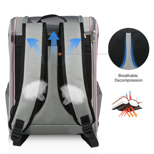 FUNADD Fold Breathable Pet Backpack Outdoor Shoulders Cat Bag, Pet Backpack - Polar Tech Australia