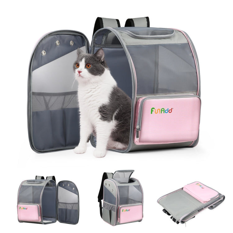 Cargue la imagen en el visor de la galería, FUNADD Fold Breathable Pet Backpack Outdoor Shoulders Cat Bag, Pet Backpack - Polar Tech Australia

