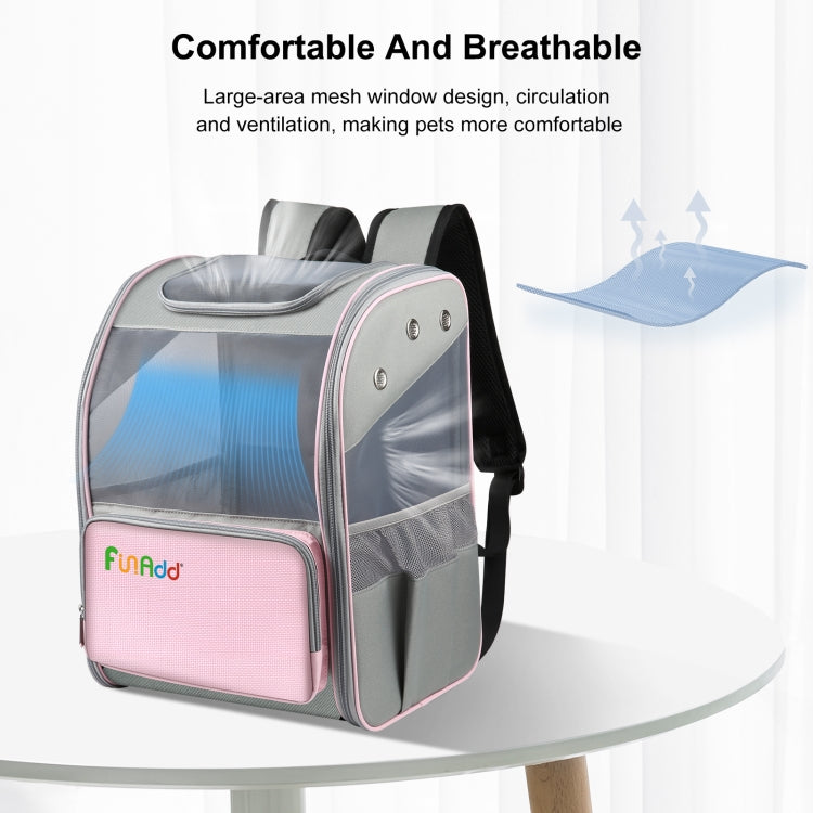 Cargue la imagen en el visor de la galería, FUNADD Fold Breathable Pet Backpack Outdoor Shoulders Cat Bag, Pet Backpack - Polar Tech Australia
