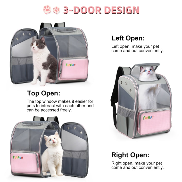 Cargue la imagen en el visor de la galería, FUNADD Fold Breathable Pet Backpack Outdoor Shoulders Cat Bag, Pet Backpack - Polar Tech Australia
