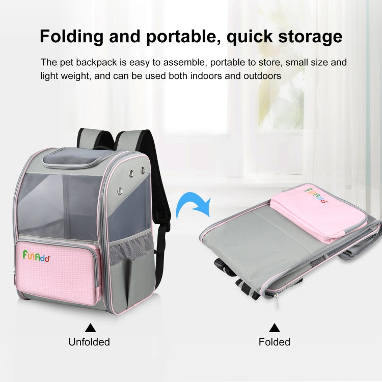Cargue la imagen en el visor de la galería, FUNADD Fold Breathable Pet Backpack Outdoor Shoulders Cat Bag, Pet Backpack - Polar Tech Australia
