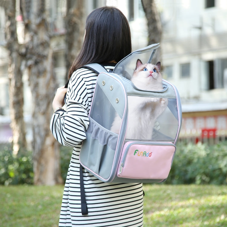 Cargue la imagen en el visor de la galería, FUNADD Fold Breathable Pet Backpack Outdoor Shoulders Cat Bag, Pet Backpack - Polar Tech Australia
