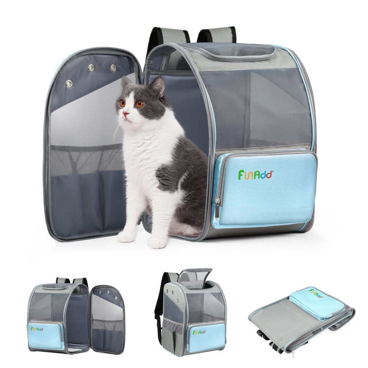 Cargue la imagen en el visor de la galería, FUNADD Fold Breathable Pet Backpack Outdoor Shoulders Cat Bag, Pet Backpack - Polar Tech Australia
