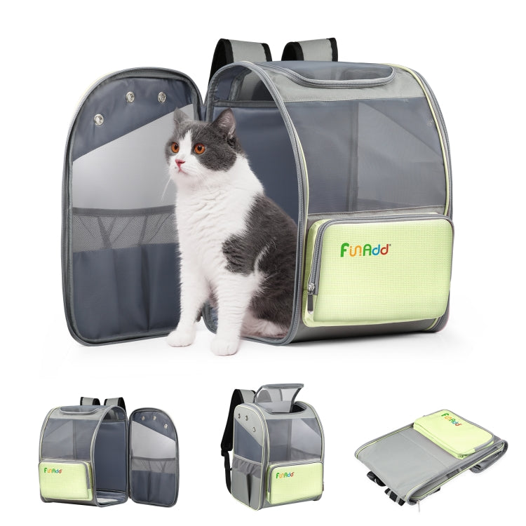 Cargue la imagen en el visor de la galería, FUNADD Fold Breathable Pet Backpack Outdoor Shoulders Cat Bag, Pet Backpack - Polar Tech Australia
