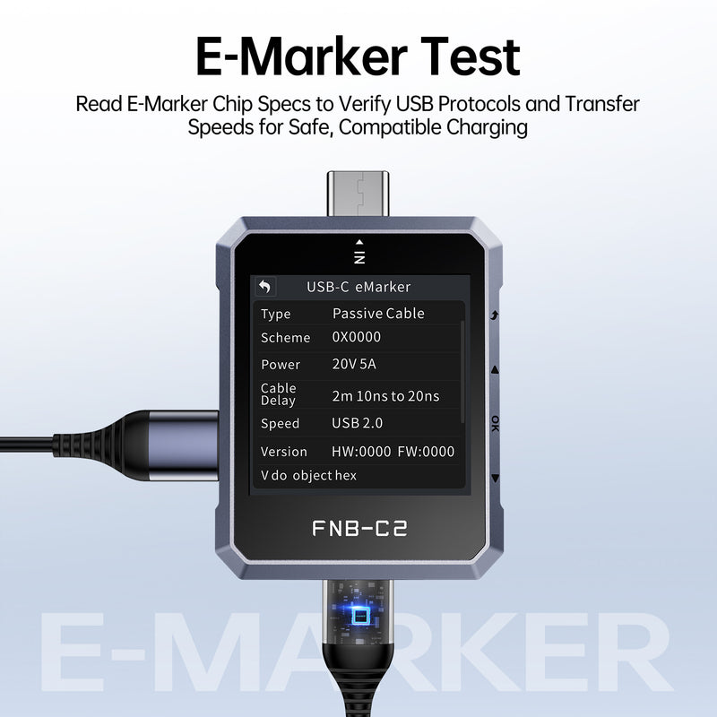 Load image into Gallery viewer, [FNB-C2] USB PD 3.1 Type-C Fast Charging Tester - Polar Tech Australia

