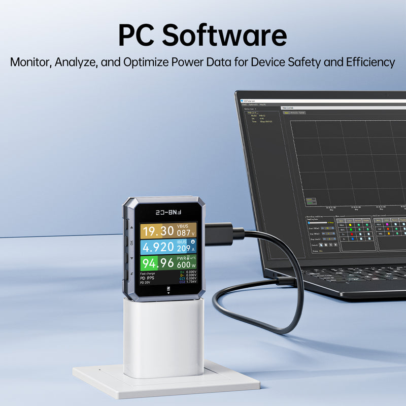 Load image into Gallery viewer, [FNB-C2] USB PD 3.1 Type-C Fast Charging Tester - Polar Tech Australia
