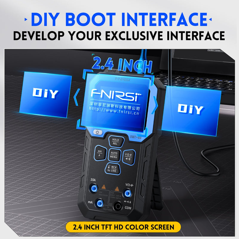 Load image into Gallery viewer, [DMT-99] FNIRSI Intelligent Color Screen Digital Multi Meter
