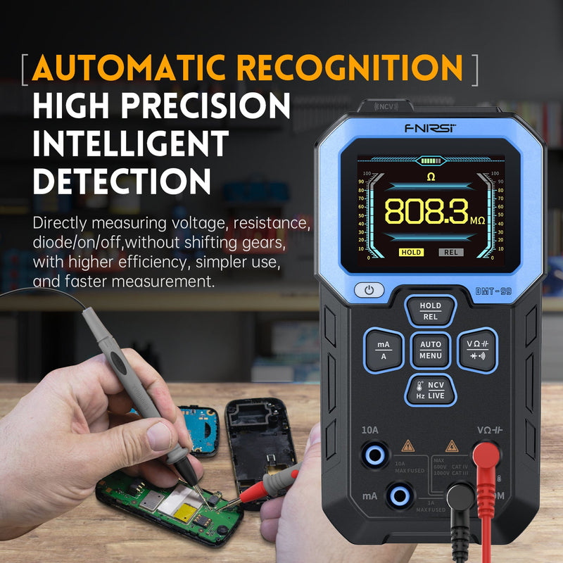 Load image into Gallery viewer, [DMT-99] FNIRSI Intelligent Color Screen Digital Multi Meter
