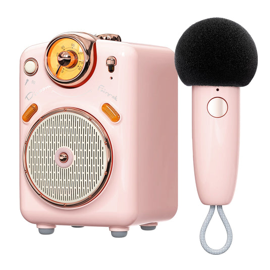 Divoom Fairy-OK Retro Mini Karaoke Speaker Perfect Gift - Polar Tech Australia