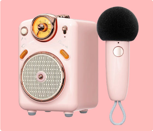 Divoom Fairy-OK Retro Mini Karaoke Speaker Perfect Gift - Polar Tech Australia