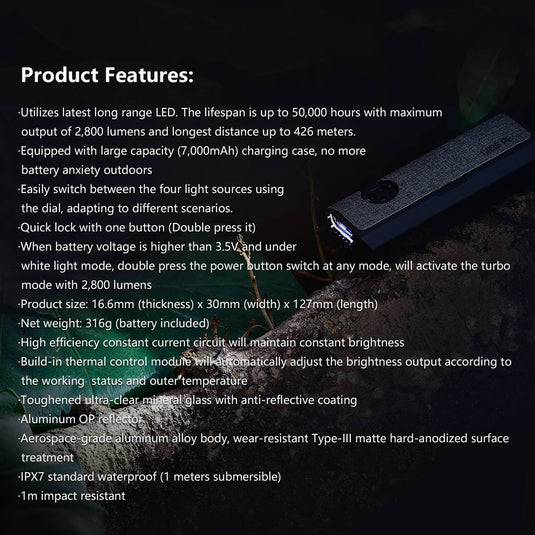 [GR35] IMALENT 4 in 1 EDC Flashlight