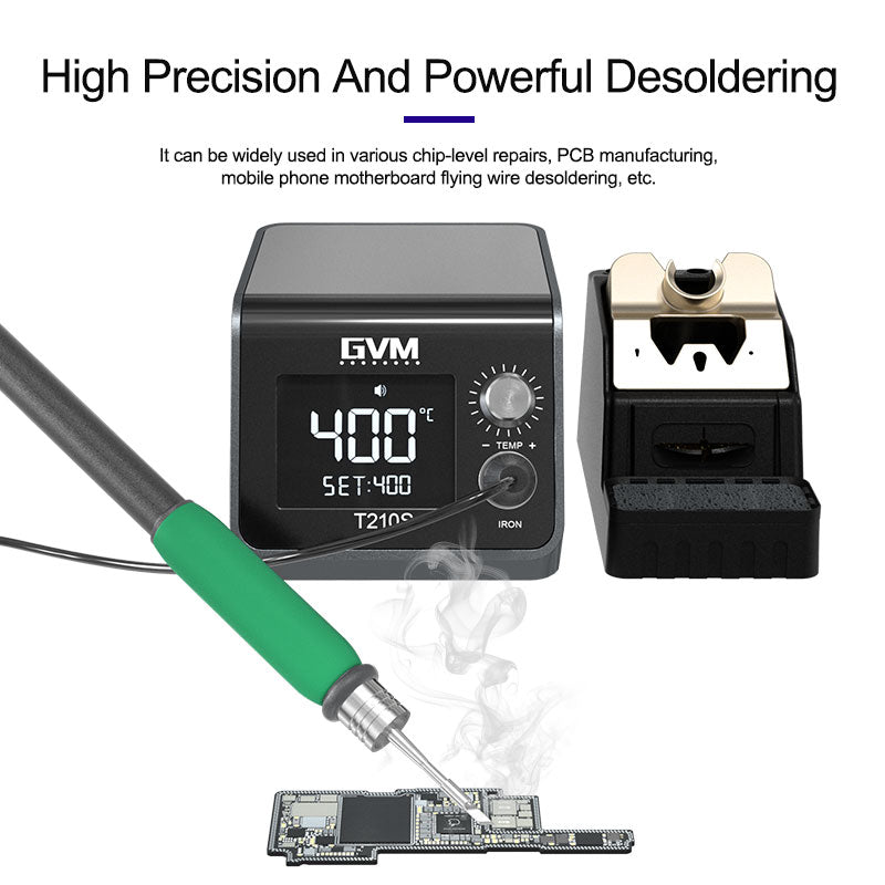 Load image into Gallery viewer, GVM T12S Smart Soldering Station – T210S Model - Polar Tech Australia
