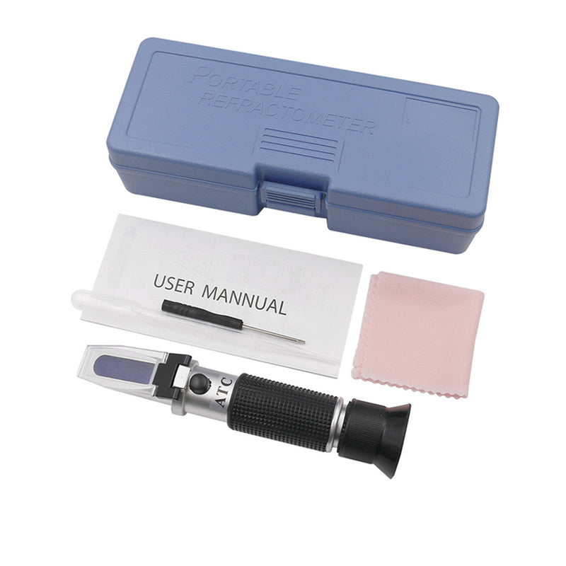 Load image into Gallery viewer, [ATC] Fruit Brix Refractometer Auto Refractometer Sugar Concentration ATC Sweetness Tester Fruit Sugar Meter for Homebrew Honey Vegetables Range Brix 0-32% - Polar Tech Australia
