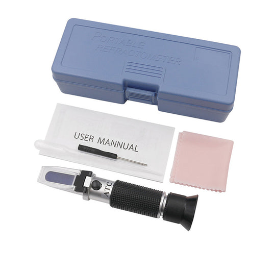 [ATC] Fruit Brix Refractometer Auto Refractometer Sugar Concentration ATC Sweetness Tester Fruit Sugar Meter for Homebrew Honey Vegetables Range Brix 0-32% - Polar Tech Australia
