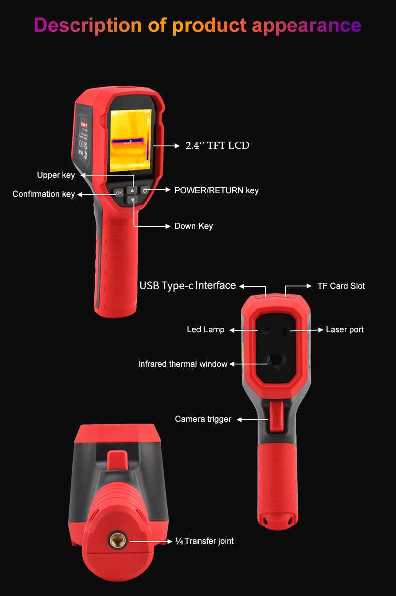 Load image into Gallery viewer, [UTi120S] UNI-T  Infrared Thermal Imager Handheld Temperature Thermal Camera PCB Circuit Industrial Testing - Polar Tech Australia
