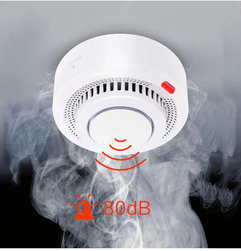 Cargue la imagen en el visor de la galería, [TUYA Smart Home] Battery Powered Wireless WIFI Smoke Detector Smart Home Security - Polar Tech Australia
