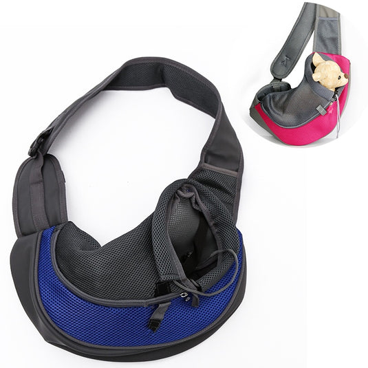 Dog and Cat Sling Carrier Hands Free Reversible Pet Papoose Bag, Size：Large, Size：Large - Polar Tech Australia