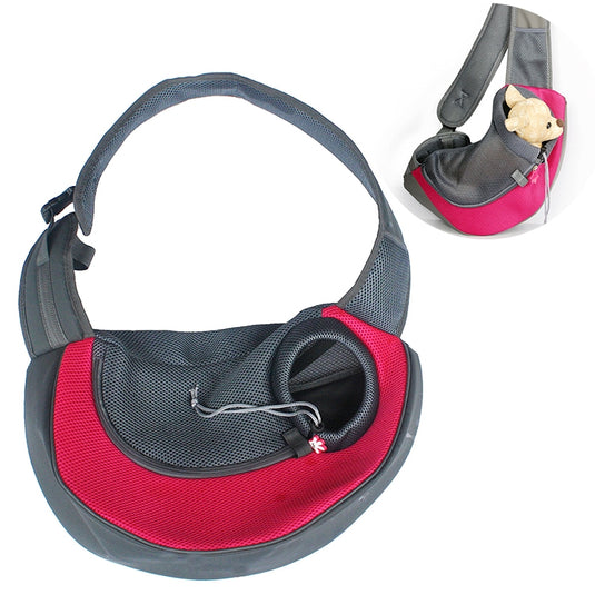 Dog and Cat Sling Carrier Hands Free Reversible Pet Papoose Bag, Size：Large, Size：Large - Polar Tech Australia