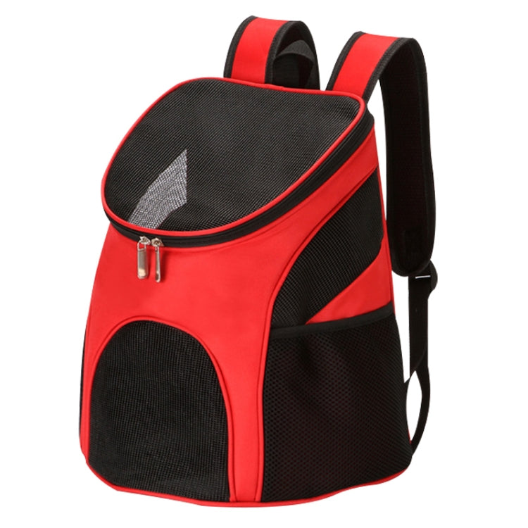 Load image into Gallery viewer, Portable Folding Nylon Breathable Pet Carrier Backpack, Size: 45 x 36 x 31cm, Size: 45 x 36 x 31cm Red, Size: 45 x 36 x 31cm Black, Size: 45 x 36 x 31cm Coffee, Size: 45 x 36 x 31cm Blue - Polar Tech Australia
