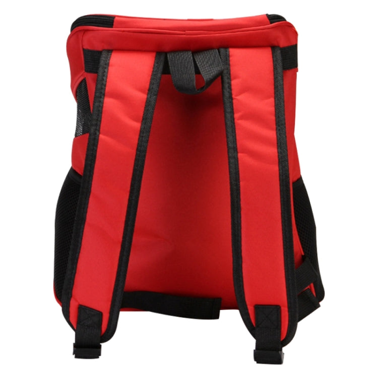 Load image into Gallery viewer, Portable Folding Nylon Breathable Pet Carrier Backpack, Size: 45 x 36 x 31cm, Size: 45 x 36 x 31cm Red, Size: 45 x 36 x 31cm Black, Size: 45 x 36 x 31cm Coffee, Size: 45 x 36 x 31cm Blue - Polar Tech Australia
