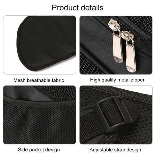 Portable Folding Nylon Breathable Pet Carrier Backpack, Size: 45 x 36 x 31cm, Size: 45 x 36 x 31cm Red, Size: 45 x 36 x 31cm Black, Size: 45 x 36 x 31cm Coffee, Size: 45 x 36 x 31cm Blue - Polar Tech Australia