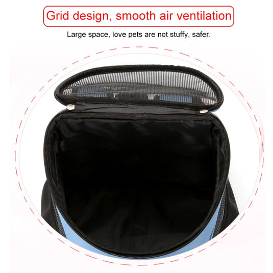 Portable Folding Nylon Breathable Pet Carrier Backpack, Size: 45 x 36 x 31cm, Size: 45 x 36 x 31cm Red, Size: 45 x 36 x 31cm Black, Size: 45 x 36 x 31cm Coffee, Size: 45 x 36 x 31cm Blue - Polar Tech Australia