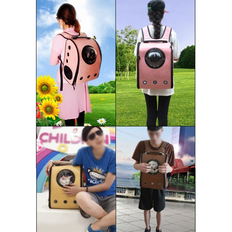 Chargez l&#39;image dans la visionneuse de la galerie, Space Capsule Carrier Breathable Pet Backpack Travel Portable Pet Bag for Cat / Dog and Other Pets, Size:32*29*42cm - Polar Tech Australia
