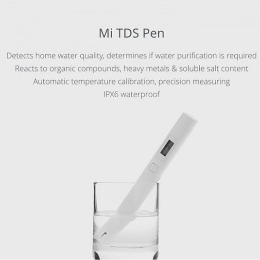[XMTDSO1YM] Xiaomi Mijia TDS Meter Water Tester Quality Purity Portable Detection TDS-3 Test Smart Meter Digital - Polar Tech Australia