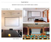Electric Remote Control Auto Foldable Projector Wall Screen 16:9 Support 4K FHD 3D For Indoor Office Presentation Home Theater - Polar Tech Australia