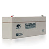 [BT-12M2.2AT] 12V/2.2Ah Battery Valve Regulated Sealed Lead-Acid UPS Battery Back up - Polar Tech Australia