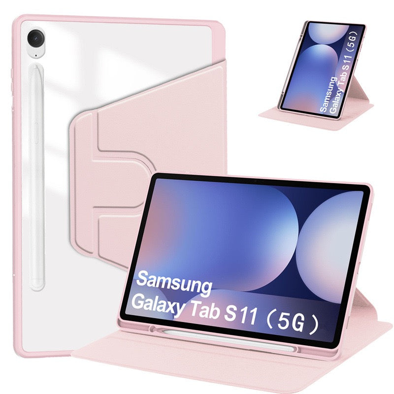 Load image into Gallery viewer, [With Pen Slot] Samsung Galaxy Tab S11 (2025) 11” - 360 Degree Rotating Magnetic Flip Cover Case - i-Station Mobile Phone &amp; Electronic Device Repair and Accessories

