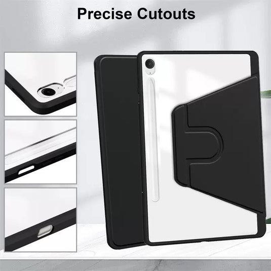 [With Pen Slot] Samsung Galaxy Tab S11 (2025) 11” - 360 Degree Rotating Magnetic Flip Cover Case - i-Station Mobile Phone & Electronic Device Repair and Accessories
