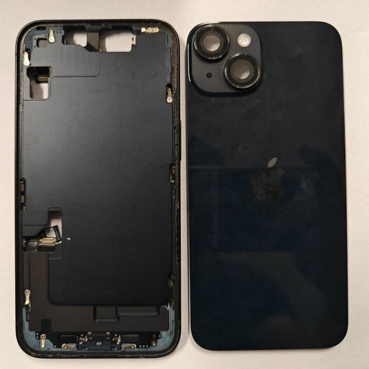 [Used][With Built-in Part] Apple iPhone 14 Middle Housing Frame & Back Glass - Polar Tech Australia