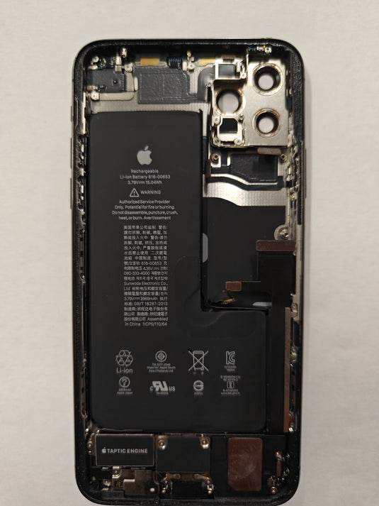 [Used][With Built-in OEM Parts] Apple iPhone 11 Pro Max Back Glass Housing Frame - Polar Tech Australia