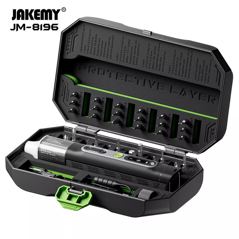 Load image into Gallery viewer, [JM-8196] Jakemy 35 in 1 All-in-One Smart Dual Dynamics Precision Electric Screwdriver set - Polar Tech Australia
