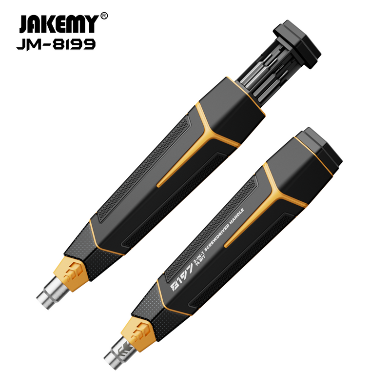 Load image into Gallery viewer, [JM-8199] Jakemy 257-in-1 Modular Manual Toolbox with Manual Screwdriver Handle &amp; 252 Precision Bits - Polar Tech Australia
