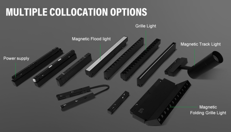 Chargez l&#39;image dans la visionneuse de la galerie, [TUYA Smart Home] Magnetic Track Home Office Smart LED Light System APP Control - Polar Tech Australia
